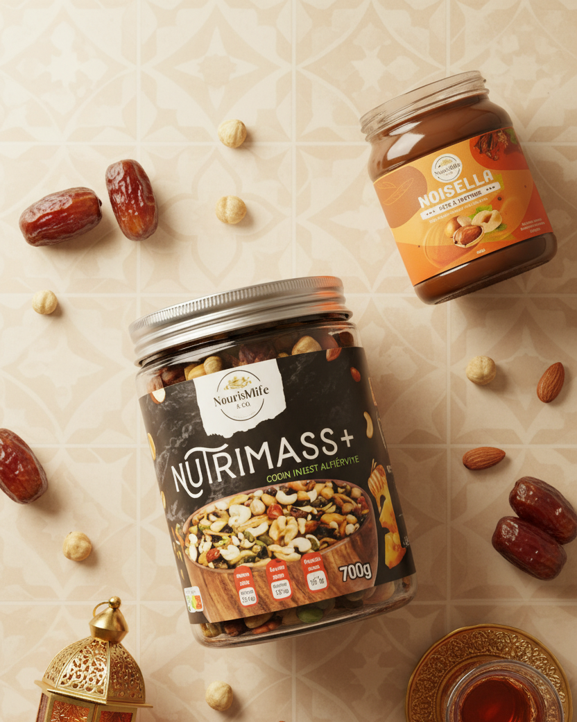 Nutrimass+ Large Flat Lay